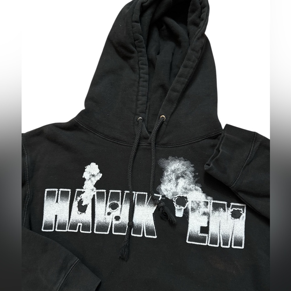 VLONE Black Pop Smoke Meet The Woo 2 Hawk Em‎ Hoodie Size Small Men’s/Women’s